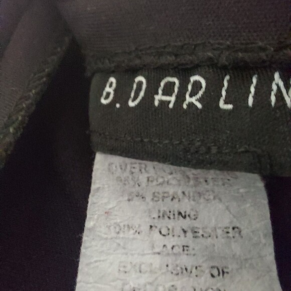 B. Darlin Black Skater Skirt Size 13/14 Mini Flare Skirt - Picture 6 of 7